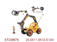 ST238679 - 二款拆装惯性佛手工程车(1树)
