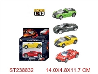 ST238832 - 二款回力合金套庄跑车