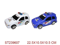 ST239607 - 惯性警车（蓝/白2色混装）