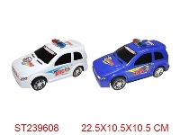 ST239608 - 俄文惯性警车（蓝/白2色混装）