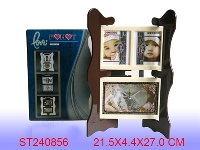 ST240856 - CLOCK AND PHOTO FRAME