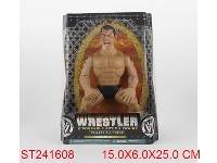 ST241608 - WWE25公分塑胶摔角斗士人偶（四款混装）
