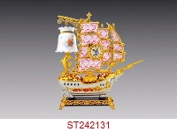 ST242131 - 帆船台灯钟