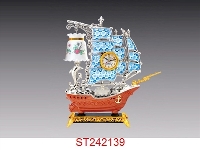 ST242139 - 帆船台灯钟
