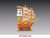 ST242140 - 帆船台灯钟