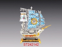 ST242142 - 帆船台灯钟