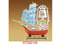 ST242145 - 帆船台灯钟