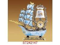 ST242147 - 帆船台灯钟