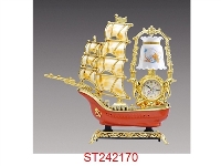 ST242170 - 帆船台灯钟