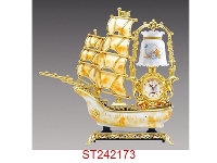 ST242173 - 帆船台灯钟