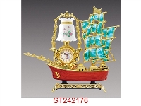 ST242176 - 帆船台灯钟