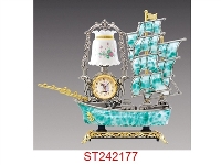 ST242177 - 帆船台灯钟