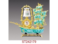 ST242179 - 帆船台灯钟