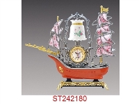 ST242180 - 帆船台灯钟