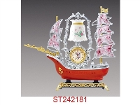 ST242181 - 帆船台灯钟