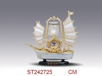 ST242725 - 帆船台灯钟