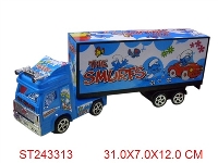 ST243313 - 蓝精灵惯性货柜车