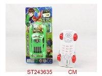 ST243635 - BEN10 LABEL CAR STRAIGHT MOBILE