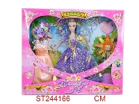 ST244166 - 实心晚装芭芘配衣服