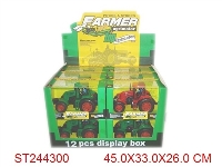 ST244300 - 惯性农夫车(12PCS)