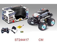 ST244417 - 7/W R/C STUNT CAR WITH LIGHT & MUSIC