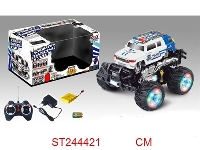 ST244421 - 7/W R/C STUNT CAR WITH LIGHT & MUSIC