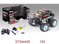 ST244428 - 7/W R/C STUNT CAR WITH LIGHT & MUSIC