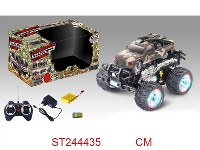ST244435 - 7/W R/C STUNT CAR WITH LIGHT & MUSIC