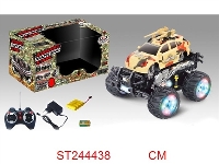 ST244438 - 7/W R/C STUNT CAR WITH LIGHT & MUSIC