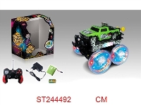 ST244492 - R/C STUNT CAR WITH LIGHT & MUSIC