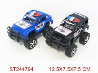 ST244794 - 惯性越野警车（2只装）2款4色