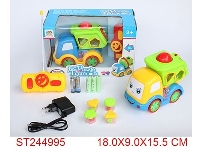 ST244995 - 1:28 4W R/C CARTOON CAR WITH LIGHT(CHARGER/INCLUDED BATTERY)