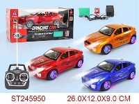 ST245950 - 7/W R/C DANCING CAR WITH MUSIC(INCLUDED BATTERY)