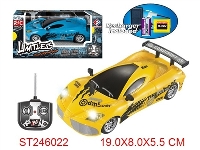 ST246022 - 1:24 R/C CAR WITH LIGHT(INCLUDED BATTERY)