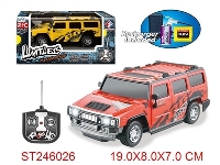 ST246026 - 1:24 R/C CAR WITH LIGHT(INCLUDED BATTERY)