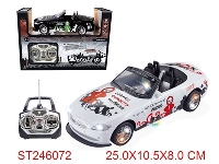 ST246072 - 1:18 R/C CAR WITH LIGHT&MUSIC(NOT INCLUDED BATTERY)