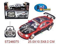 ST246075 - 1:18 R/C CAR WITH LIGHT&MUSIC(INCLUDED BATTERY)