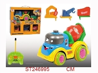 ST246995 - 4/W R/C CAR WITH LIGHT & MUSIC