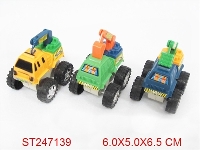 ST247139 - 惯性工程车 3款3色