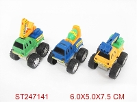 ST247141 - 惯性工程车 3款3色