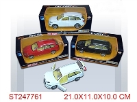 ST247761 - 高仿奥迪Q7 1:32合金回力车（带灯光音乐/黑红白3色）
