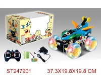 ST247901 - R/C STUNT ROLLING CAR WITH LIGHT & MUSIC