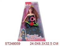 ST248059 - 11.5寸实身芭芘带音乐灯光