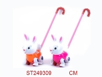 ST249309 - HAND PUSH RABBIT WITH SOUND