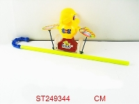 ST249344 - HAND PUSH WOODPECKER WITH LIGHT & MUSIC