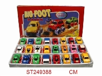 ST249388 - 24只锌合金回力车（24PCS/1C）