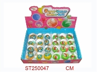 ST250047 - 盒庄24粒4.5cm愤怒的小鸟闪光弹跳球