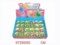 ST250050 - 盒庄24粒4.5cm足球闪光弹跳球