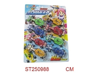 ST250988 - 四款F1喷漆回力赛车(12只庄）