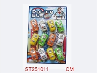 ST251011 - 四款渡座回力警车（12只庄）